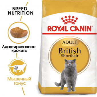 Корм Royal Canin British Shorthair Adult сбалансированный для взрослых британских короткошерстных кошек
