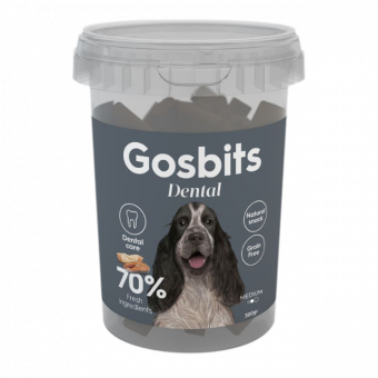 Лакомство GOSBITS DENTAL MEDIUM для собак средних пород