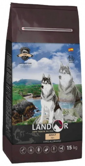 Корм Landor Adult Dog для взрослых собак всех пород с рыбой и рисом