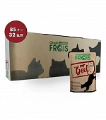 Паучи Frais Classique Cat для взрослых кошек всех пород с годяиной в нежном соусе Паучи Frais Classique Cat для взрослых кошек всех пород с годяиной в нежном соусе