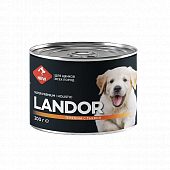 Консервы Landor Puppy для щенков всех пород с телятиной и тыквой