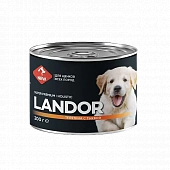 Консервы Landor Puppy для щенков всех пород с телятиной и тыквой Консервы Landor Puppy для щенков всех пород с телятиной и тыквой
