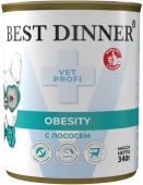 Банки Best Dinner Vet Profi Obesity для собак при для контроля избыточной массы тела с...