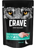 Паучи Crave для взрослых собак с кроликом в желе