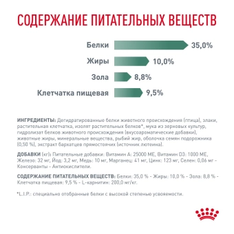 Корм Royal Canin Satiety Weight Management SAT34 для кошек при избыточном весе
