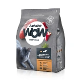 Сухой Корм Alphapet WOW Superpremium для взрослых стерилизованных кошек и котов с индейкой и потрошками