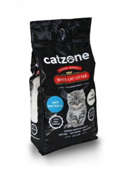 Комкующийся наполнитель Catzone Antibacterial для кошачьего туалета, антибактериальный