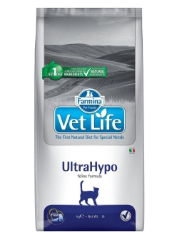 Корм Farmina Vet Life Cat Ultrahypo для кошек при аллергии