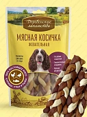 Деревенские Лакомства для собак всех пород мясная косичка жевательная Деревенские Лакомства для собак всех пород мясная косичка жевательная