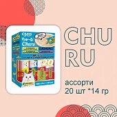 Лакомство-пюре Inaba Chiao для кошек микс из морепродуктов Лакомство-пюре Inaba Chiao для кошек микс из морепродуктов
