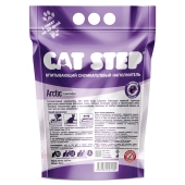 Наполнитель Cat Step Arctic Lavender для кошек впитывающий силикагелевый с запахом...
