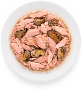 Консервы Grandorf Adult Cat Tuna With Mussel In Broth для кошек филе тунца с мидиями