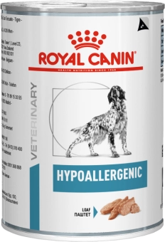 Консервы Royal Canin Hypoallergenic для собак при пищевой аллергии и непереносимости