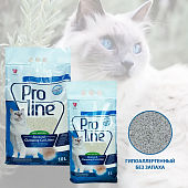 Наполнитель Proline для кошек гипоаллергенный, без запаха Наполнитель Proline для кошек гипоаллергенный, без запаха