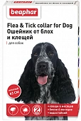 Ошейник Beaphar Flea & Tick collar for Dog от блох и клещей для собак красный