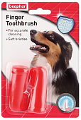 Зубная щетка Beaphar Finger Toothbrush на палец для собак Зубная щетка Beaphar Finger Toothbrush на палец для собак