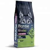 Сухой Корм Monge Dog BWild LOW GRAIN для взрослых собак, низкозерновой, из мяса дикого кабана Сухой Корм Monge Dog BWild LOW GRAIN для взрослых собак, низкозерновой, из мяса дикого кабана