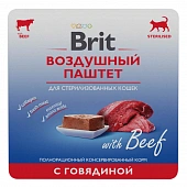 Ламистеры Brit Premium Sterilised Воздушный паштет для стерилизованных кошек с говядиной Ламистеры Brit Premium Sterilised Воздушный паштет для стерилизованных кошек с говядиной