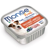Ламистеры Monge Dog Fruit паштет для собак с индейкой и черникой