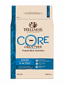 Сухой Корм Wellness Core для взрослых кошек из тунца с лососем