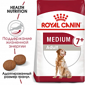 Royal Canin Medium Adult 7+ корм сухой для взрослых собак средних размеров от 7 лет и старше Royal Canin Medium Adult 7+ корм сухой для взрослых собак средних размеров от 7 лет и старше