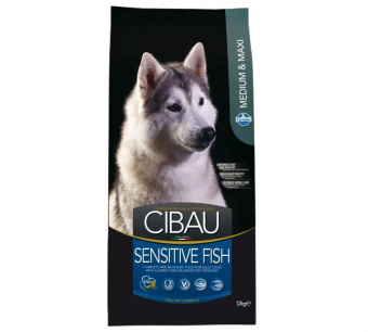 Корм Farmina Cibau Sensitive Fish Medium&Maxi для собак средних/крупных пород с рыбой