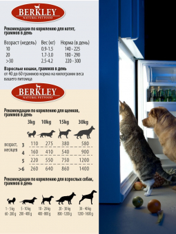 Паучи Berkley Adult Fricassee №5 для кошек. Фрикасе из ягненка, говядины и курицы с травами в соусе