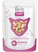 Паучи Brit Care Seabream для кошек с морским лещом