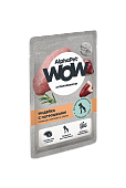 Паучи Alphapet Wow для щенков, беременных и кормящих собак индейка с потрошками