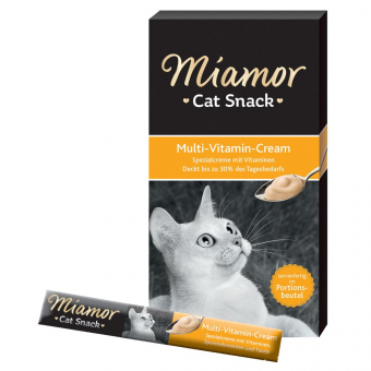 Лакомство Miamor Cat Snack Cream Multi-Vitamin кремовое с мультивитаминами для кошек