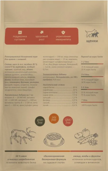 Корм Savita Holistic Puppy Venison беззерновой для щенков с мясом оленины