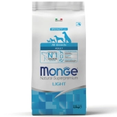 Корм Monge Dog Speciality Line Light монопротеиновый для взрослых собак всех пород...