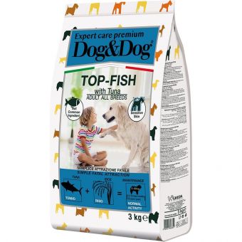 Корм Dog&Dog Expert Premium Top-Fish для взрослых собак с тунцом