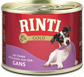 Консервы Rinti Gold Adult для собак с гусем Консервы Rinti Gold Adult для собак с гусем