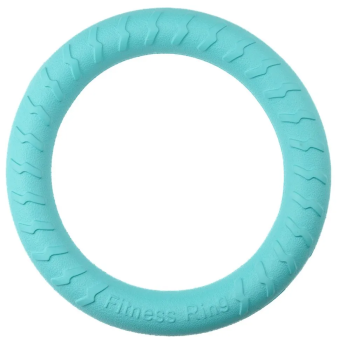 Игрушка Mr.Kranch для собак "Кольцо" диаметр 28 см бирюзовая