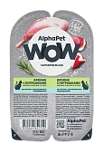 Ламистеры Alphapet WOW Superpremium для кошек с чувствительным пищеварением с кроликом и потрошками Ламистеры Alphapet WOW Superpremium для кошек с чувствительным пищеварением с кроликом и потрошками