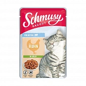 Паучи SCHMUSY для котят с курицей в желе Паучи SCHMUSY для котят с курицей в желе