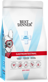 Корм Best Dinner Vet Profi Gastrointestinal при нарушениях пищеварения у взрослых собак всех пород
