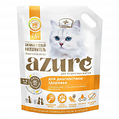 Силикагелевый наполнитель Azure для кошек для диагностики здоровья с ph-детекторами без запаха