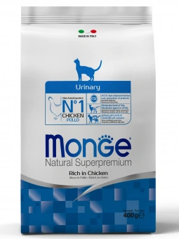 Корм Monge Cat Urinary для профилактики мочекаменной болезни у кошек с курицей и рисом