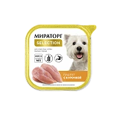 Упаковка ламистеров Мираторг Selection для мелких пород паштет с курочкой Упаковка ламистеров Мираторг Selection для мелких пород паштет с курочкой