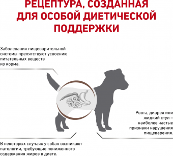 Корм Royal Canin Gastrointestinal Low Fat Small Dog для собак маленьких пород при нарушении пищеварения