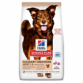 Сухой Корм Hill's Science Plan Culinary Creations Dog Medium для взрослых собак средних пород с уткой и картофелем беззерновой