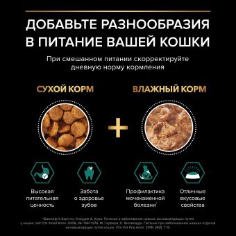 Влажный корм PRO PLAN® Sterilised MAINTENANCE для взрослых стерилизованных кошек с говядиной, курицей, уткой, рыбой