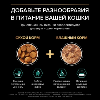 Влажный корм PRO PLAN® Sterilised MAINTENANCE для взрослых стерилизованных кошек с говядиной, курицей, уткой, рыбой