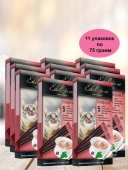 Лакомство Edel For Cat для кошек крем-суп с ягнёнком и клюквой