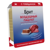 Ламистеры Брит Премиум Воздушный паштет для стерилизованных кошек с говядиной