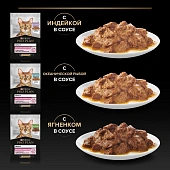 Влажный корм PRO PLAN® Delicate Digestion для кошек для чувствительного пищеварения с индейкой, ягненком, рыбой Влажный корм PRO PLAN® Delicate Digestion для кошек для чувствительного пищеварения с индейкой, ягненком, рыбой