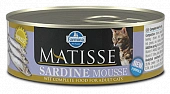 Консервы Farmina Matisse Cat Mousse Sardine для кошек мусс с сардинами