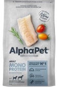 Корм Alphapet Superpremium Monoprotein для взрослых собак средних и крупных пород с...